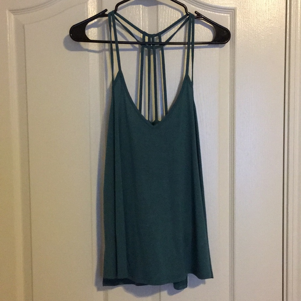 NWOT express teal tank top